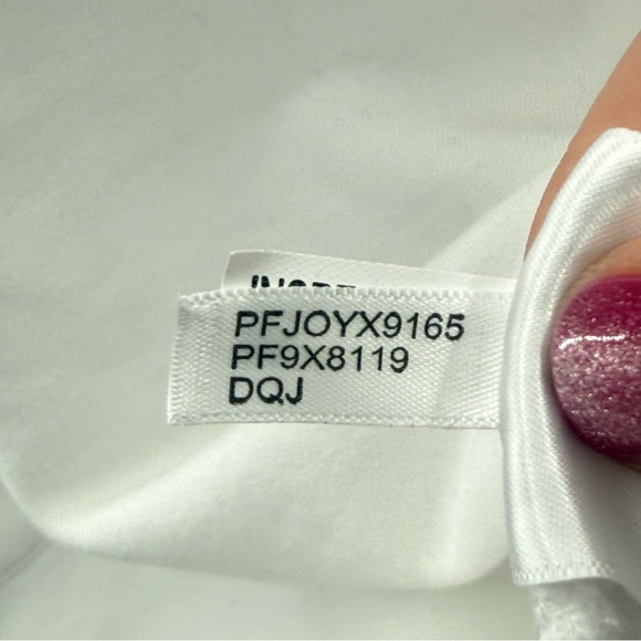 NWT Calvin Klein Performance Hooded Logo Sweatshirt Mini Dress White Pockets 2X - Picture 14 of 14